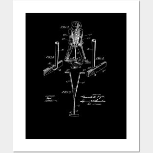 Golf Club Vintage Patent Drawing Posters and Art